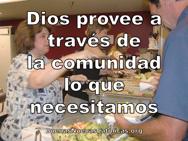 Dios provee a través de la comunidad