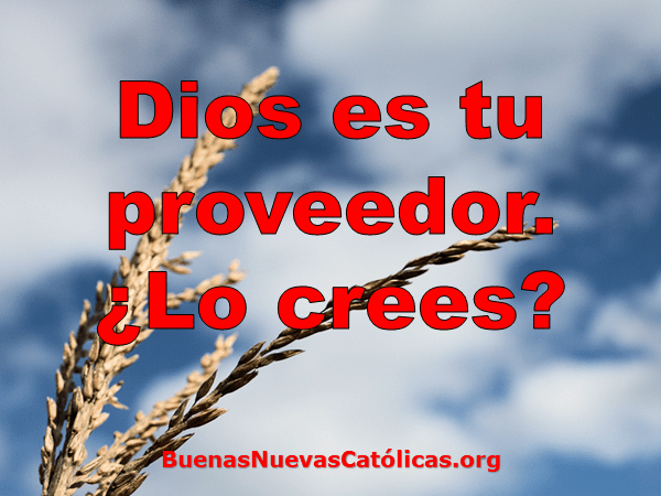 Dios es tu proveedor