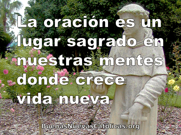 La oración es un lugar sagrado