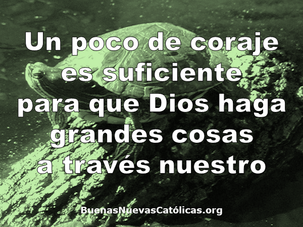 Un poco de coraje es suficiente