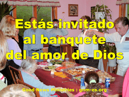 Estás invitado al banquete del amor de Dios